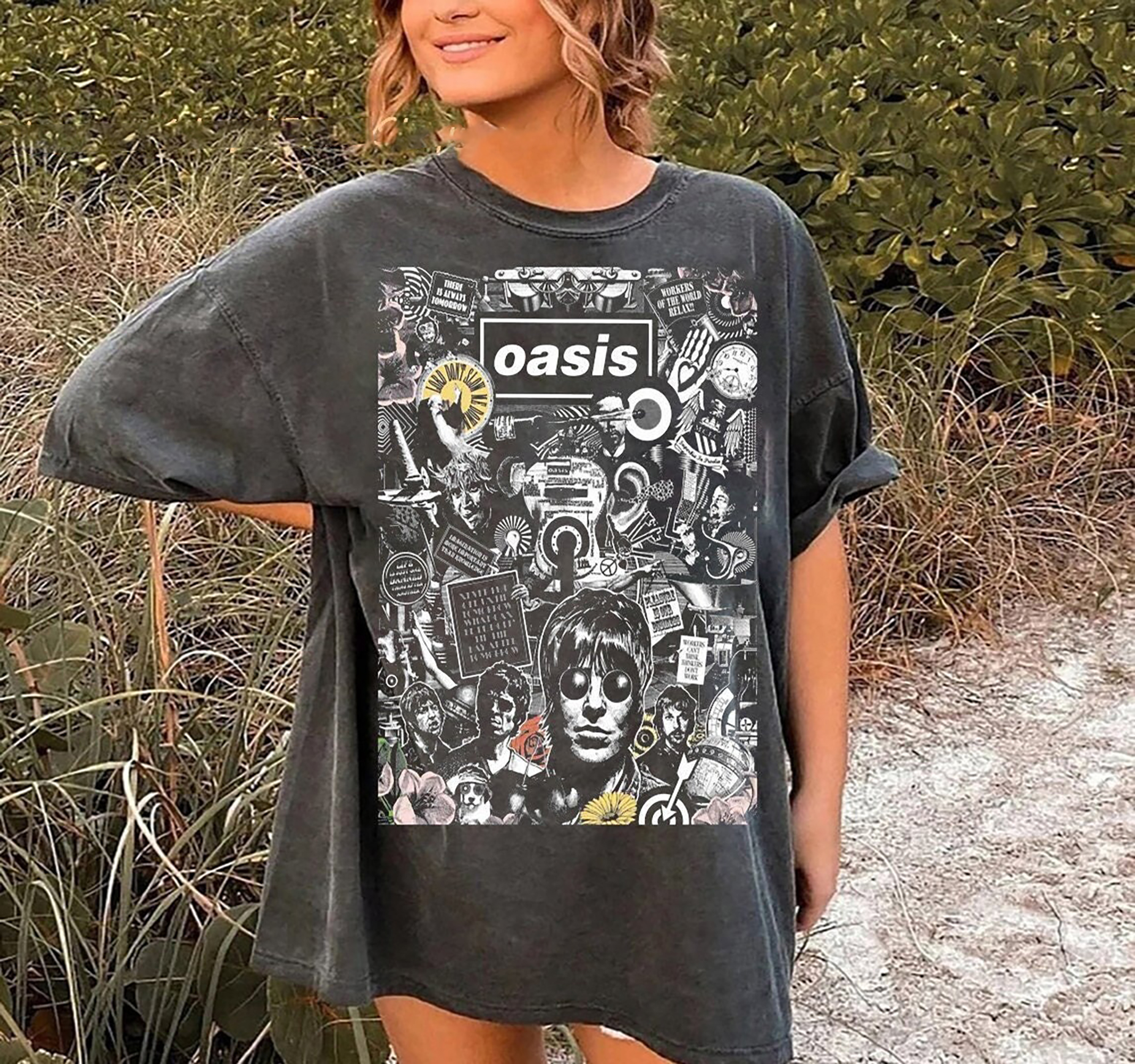 Oasis Shirt Vintage, 90S Oasis Shirt, Oasis Merch, Oasis Tour Shirt