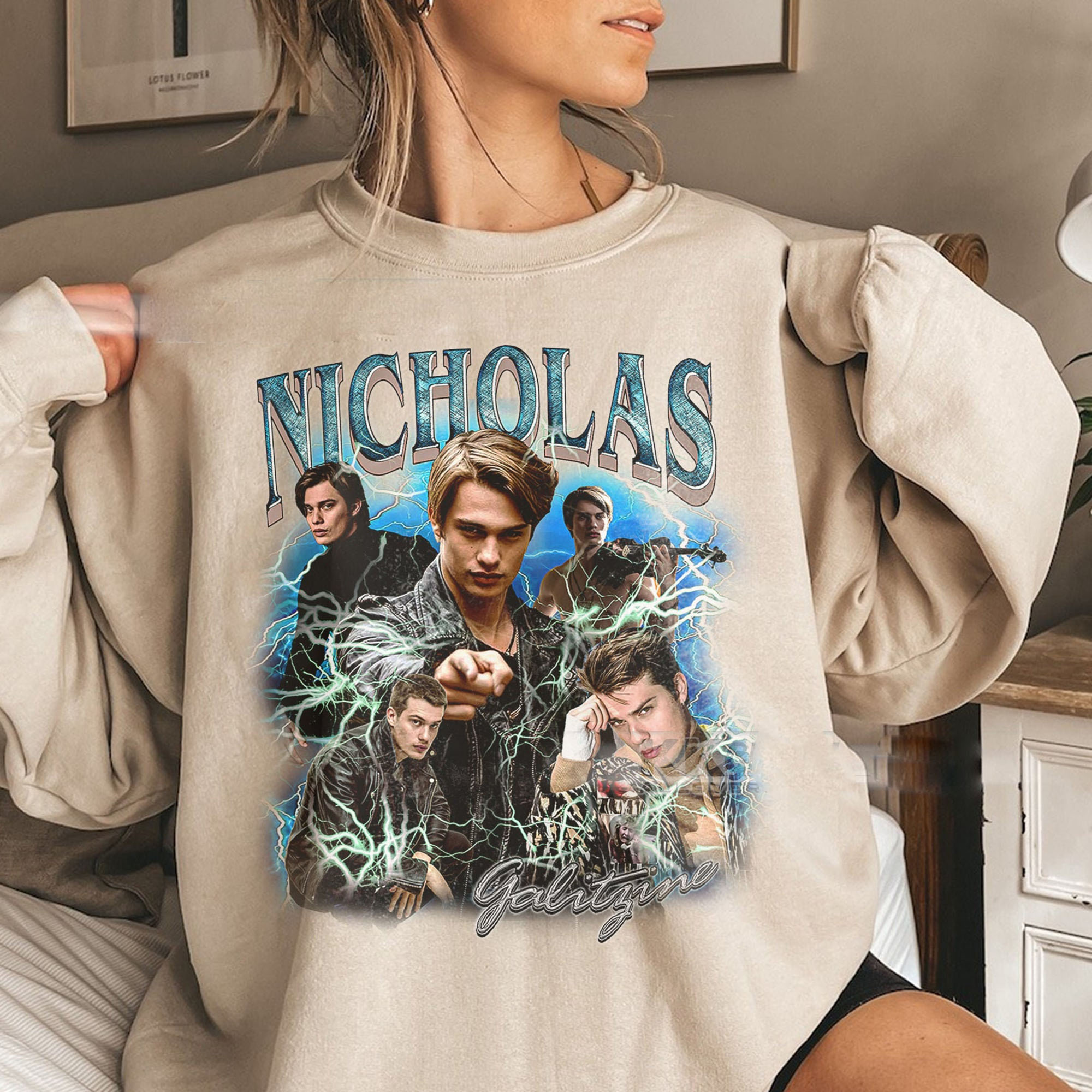 Nicholas Galitzine Sweatshirt, Nicholas Galitzine Tees, Character Purple HearShirt