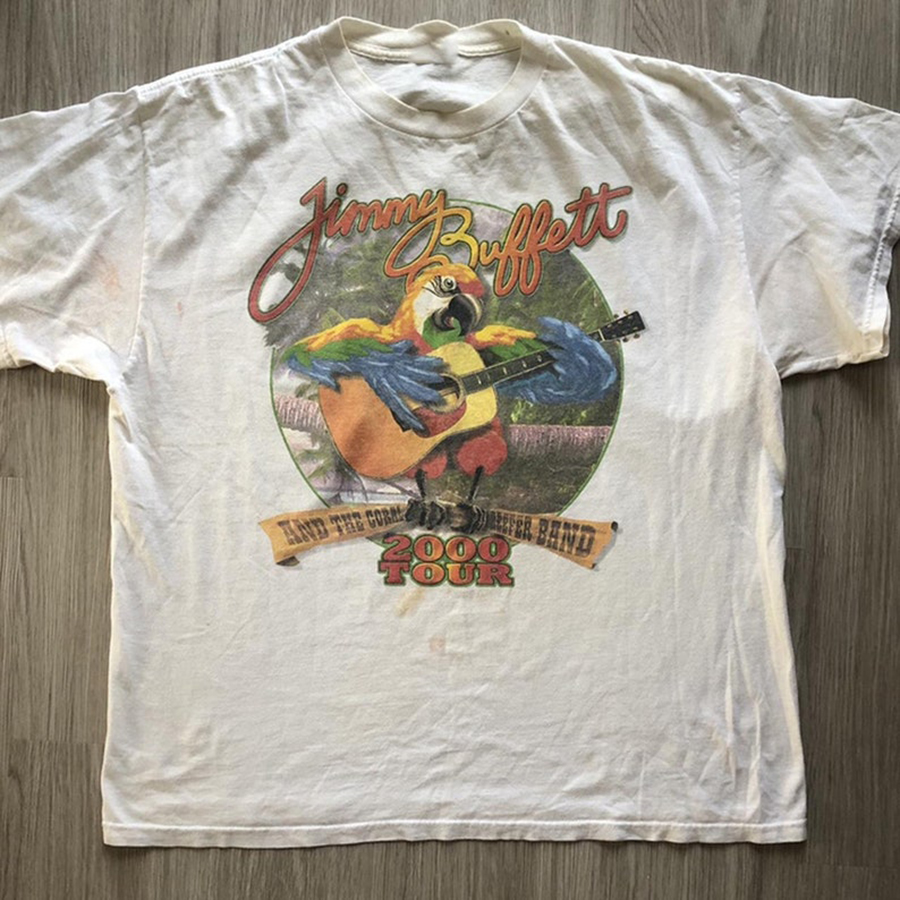 Vintage 70S Jimmy Buffett 2000 Tour Shirt, Jimmy Buffett Tour Shirt, Jimmy Buffett GifShirt