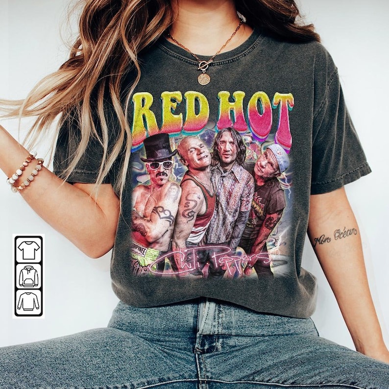 Red Hot Chili Peppers TShirt, Red Hot Chili Peppers Vintage Shirt