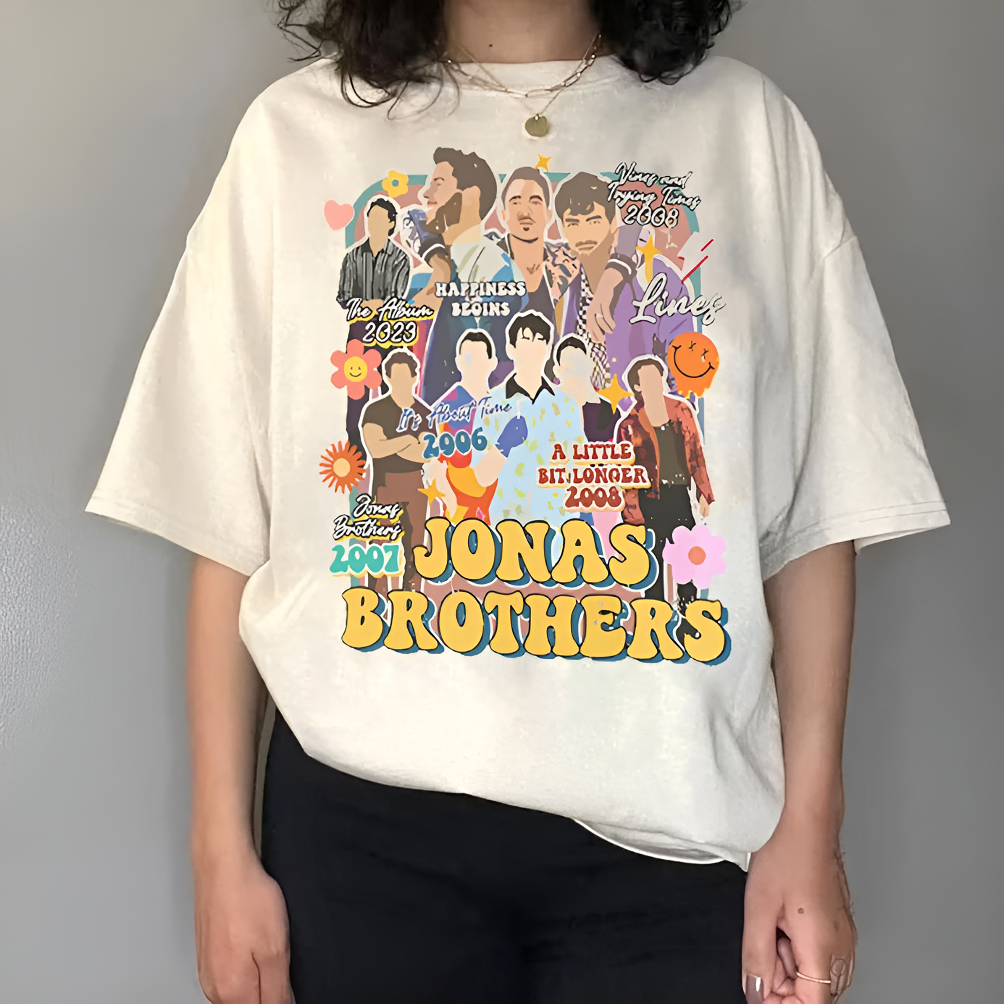 Brothers Band Vintage Tee, Jonas Brothers Tour Shirt, Concert Retro Unisex Gift, Jonas Brothers Graphic Tee