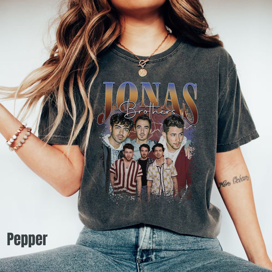 Vintage Jonas Brothers Comfort Color Shirt, Joe Jonas Homage Shirt, Joe Jonas Fan Tees