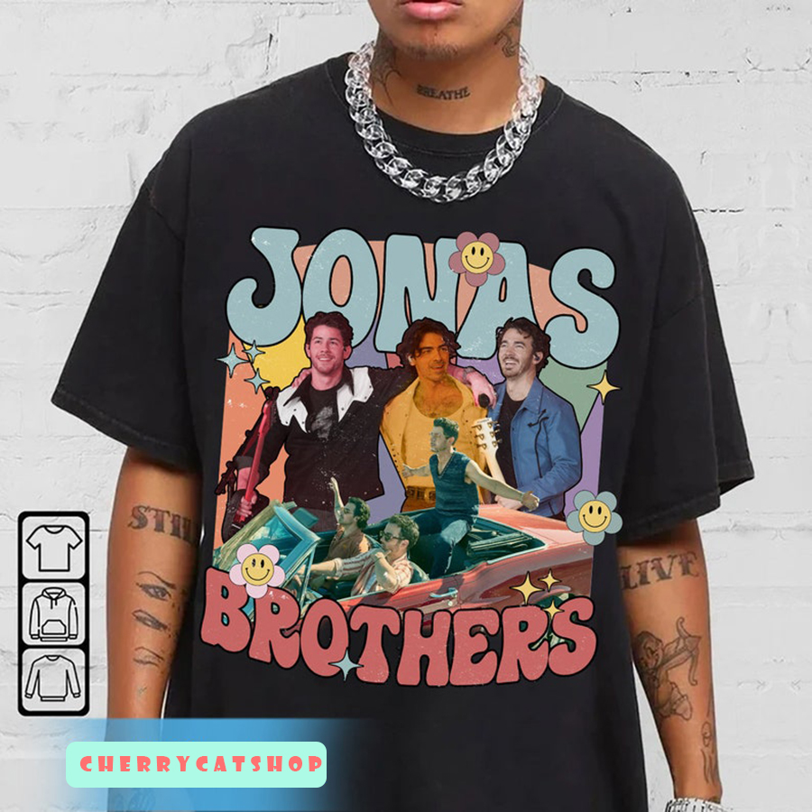 Vintage Jonas Brothers Shirt, Jonas Brothers Shirt, Jonas Brother Merch, Jonas Brothers Fan Tees, Joe Jonas Homage Tees