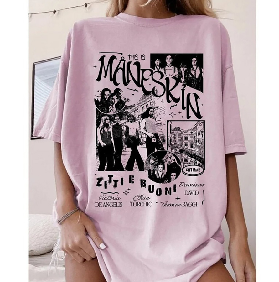 Maneskin Vintage Shirt, Maneskin Tour Shirt