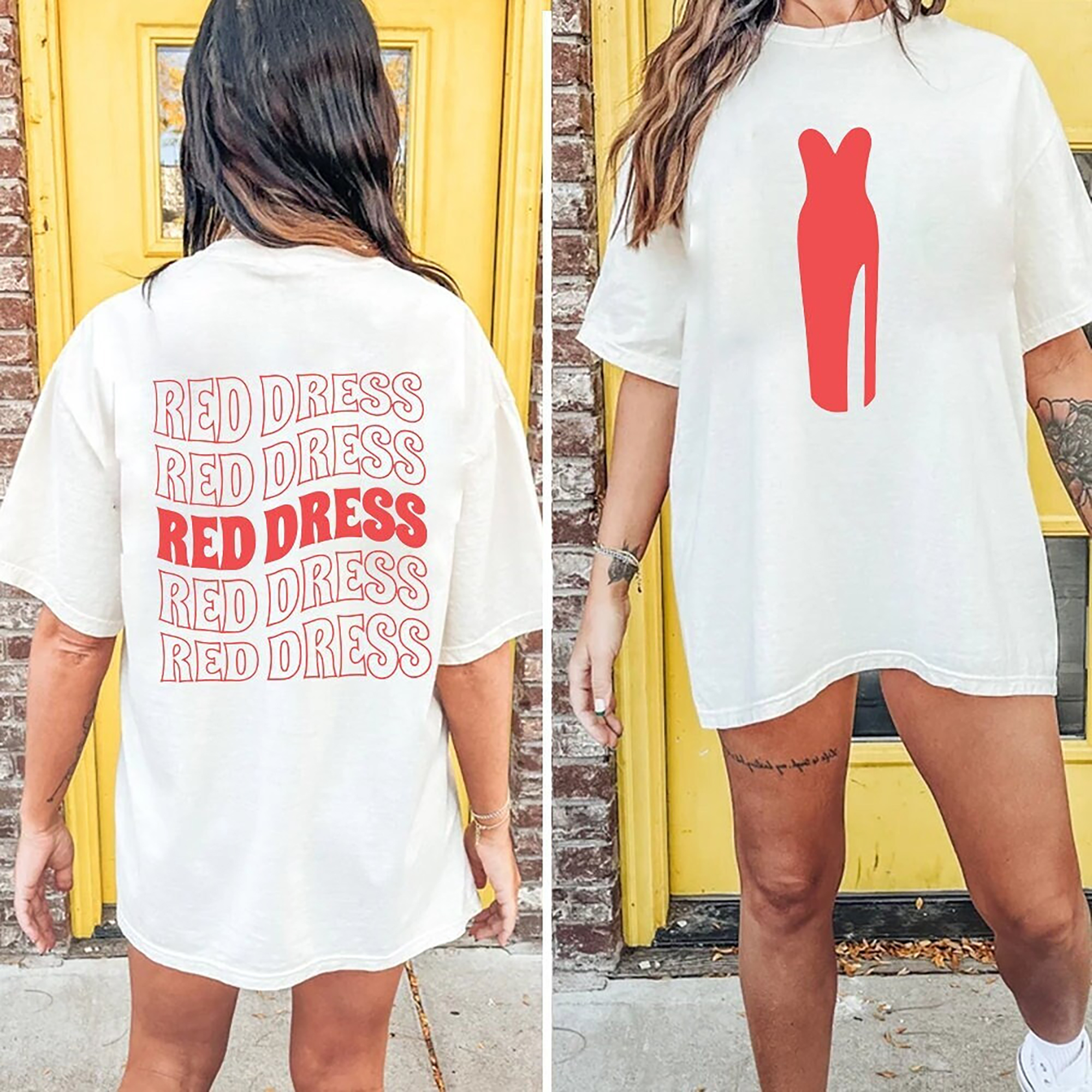 Red Dress Shirt, Red Dress Jonas Brothers Shirt, Retro Jonas Brothers Tour Shirt, Jonas Brothers Merch Concert