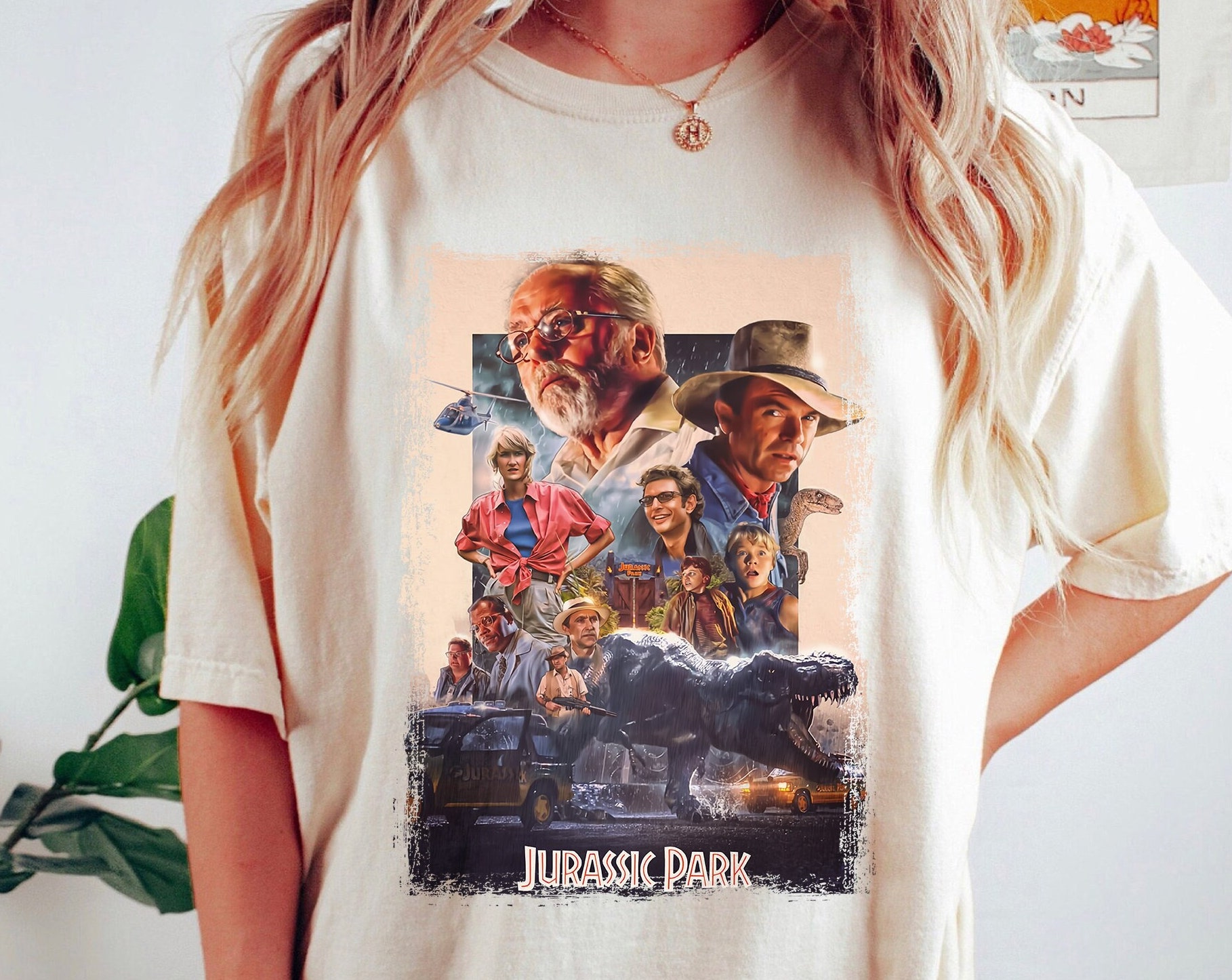 Vintage Jurassic Park Shirt, Jurassic Park Dinosaur T-Rex Shirt, Jurassic World Shirt