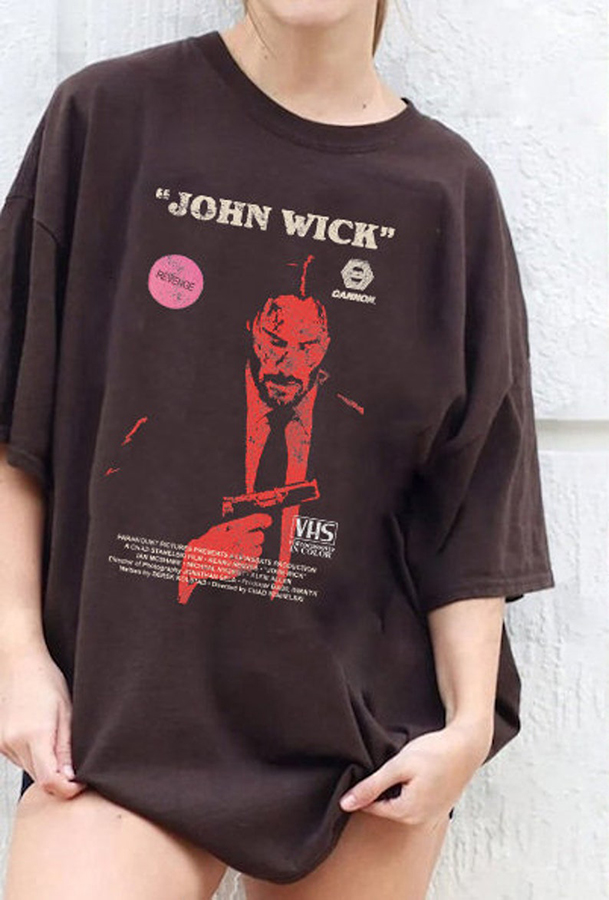 John Wick Shirt, Baba Yaga Shirt, John Wick Graphic Shirt, Retro TShirt