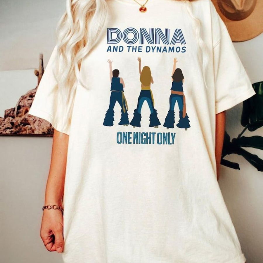 Vintage Donna And The Dynamos One Night Only T-Shirt, Donna And The Team SweatShirt
