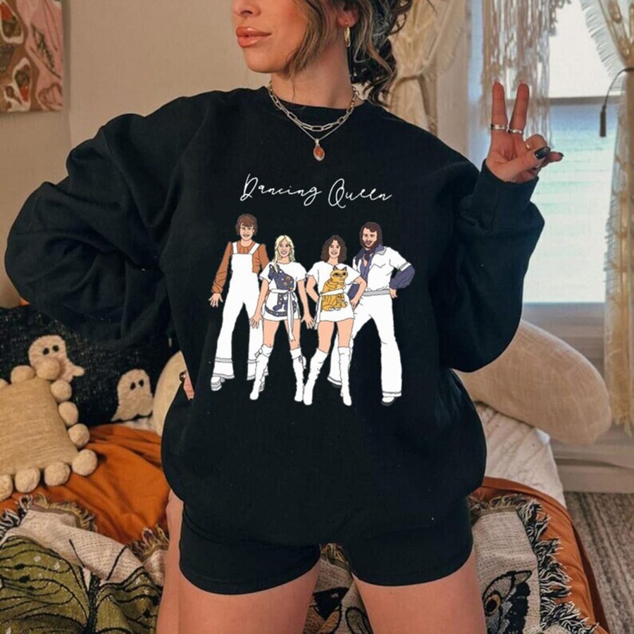 Dancing Queen TShirt, Retro Abba 1979 Uk Tour Shirt