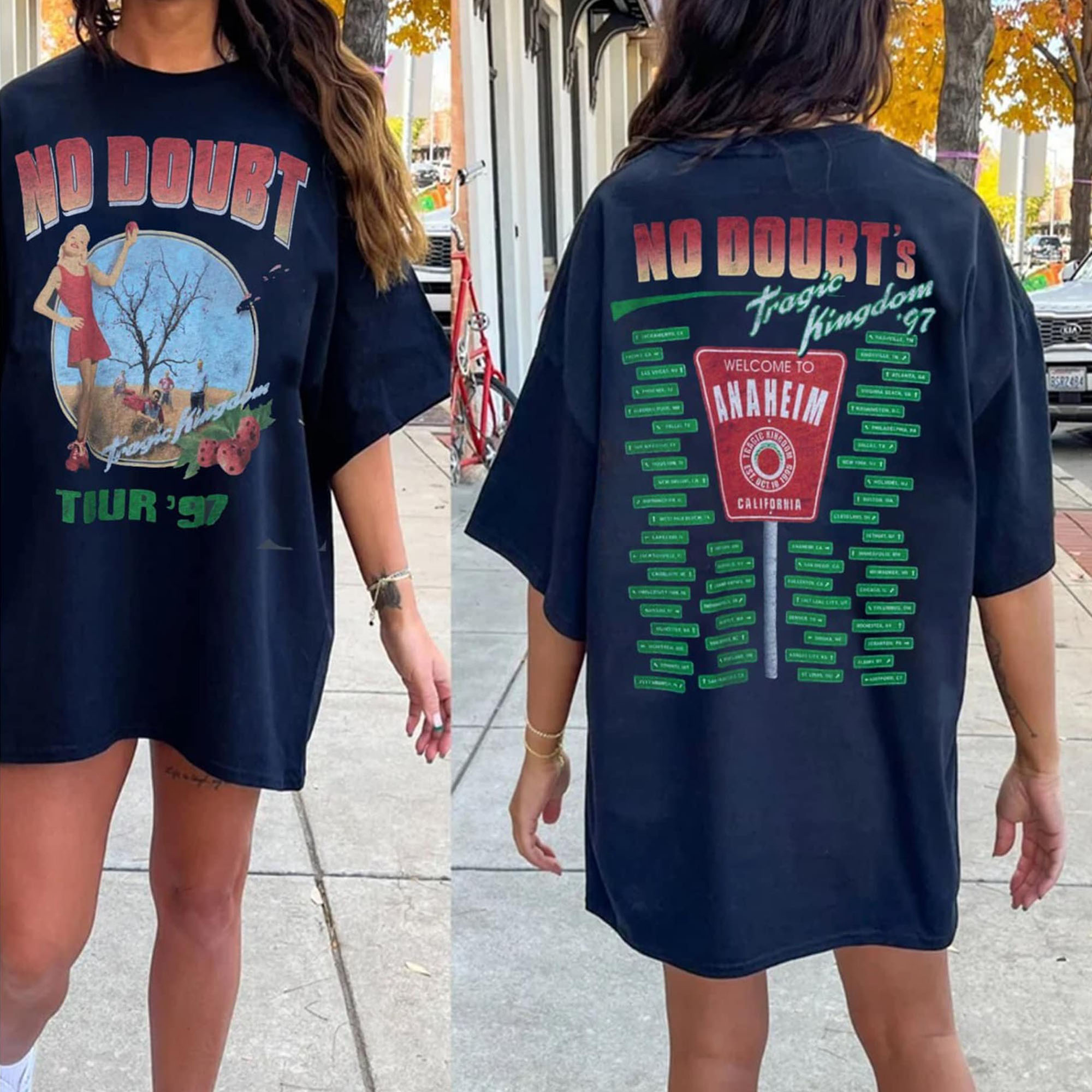 Vintage No Doubt 1997 TShirt, No Doubt Tragic Kingdom Tour SweatShirt, No Doubt Rock Band Merch, Music Concert TShirt