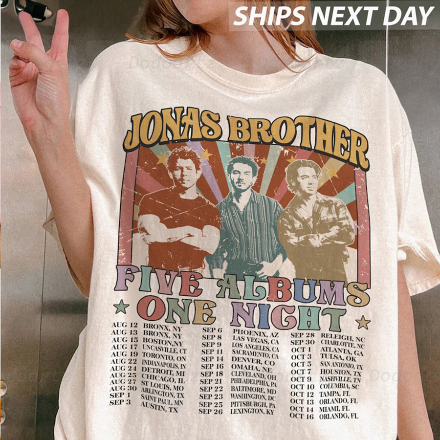 Jonas Brother Comfort Color Shirt, Vintage Jonas Brothers Shirt, Jonas Brothers Shirt