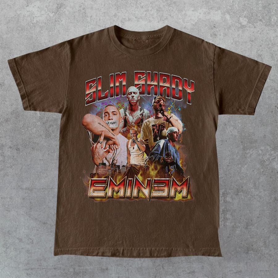 Limited 90S Vintage Bootleg Style T-Shirt, Eminem Slim Shady Oversized Shirt