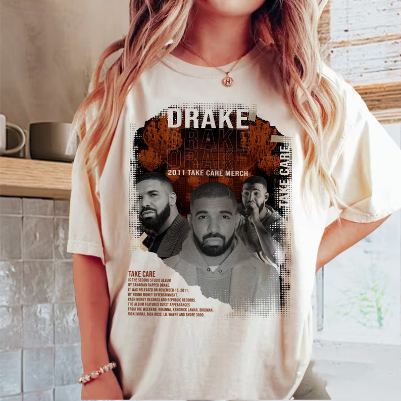 Vintage Drake Shirt, Drake 90S Vintage Shirt, Drake Take Care Shirt, Drake Merch