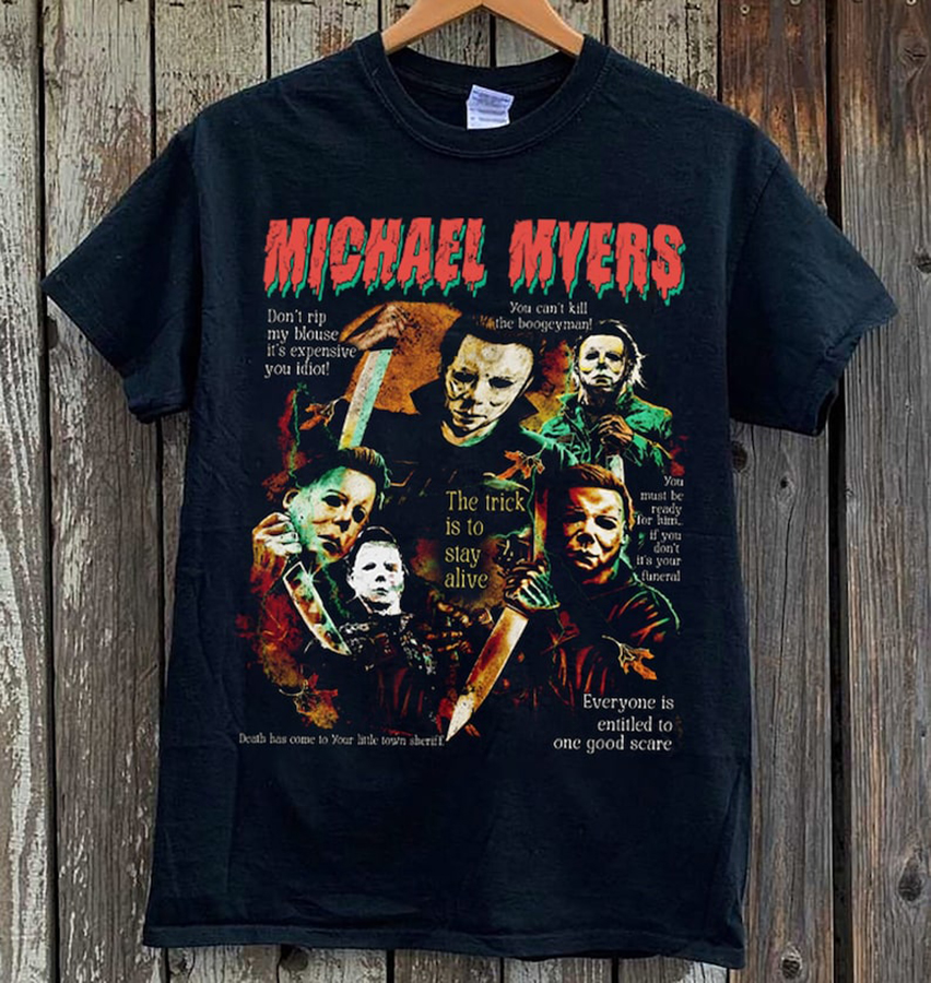 Michael Myers Vintage Shirt, Michael Myers TShirt, Myers Thriller T-Shirt Friday The 13Th Horror
