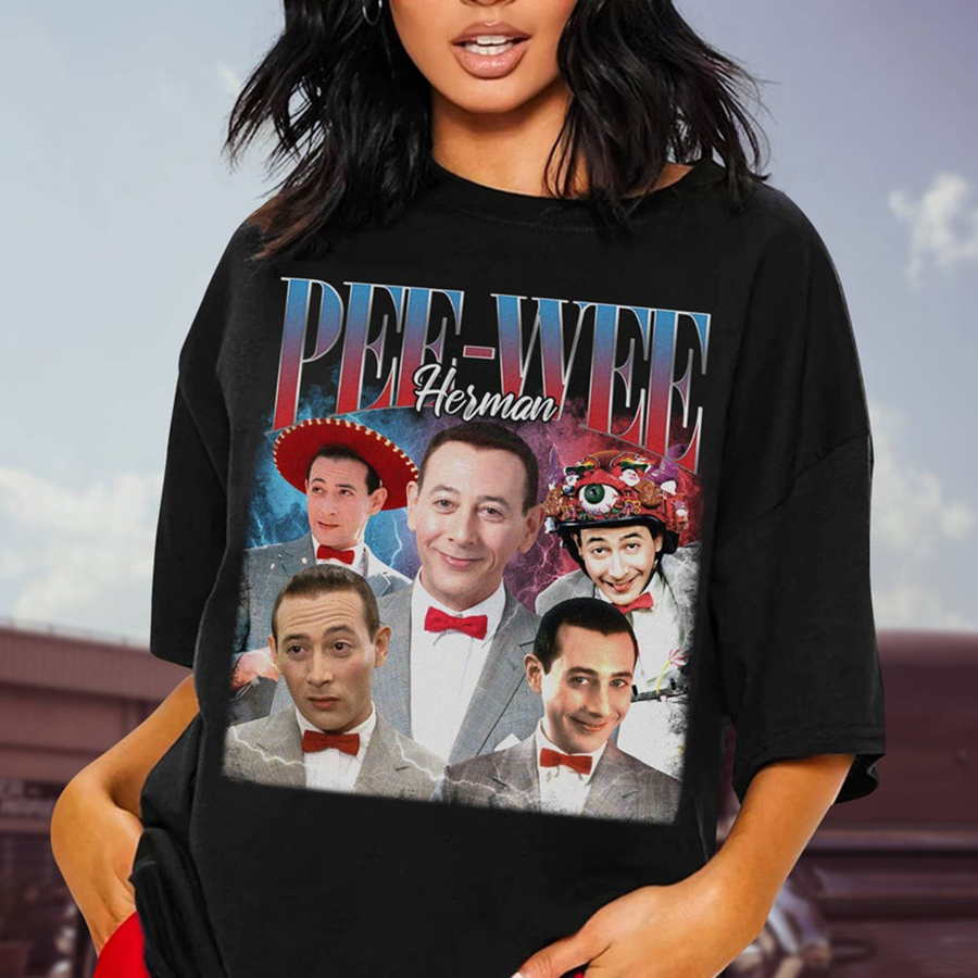 Pee Wee Herman Vintage Graphic Shirt, Pee Wee Herman Homage Tv Shirt