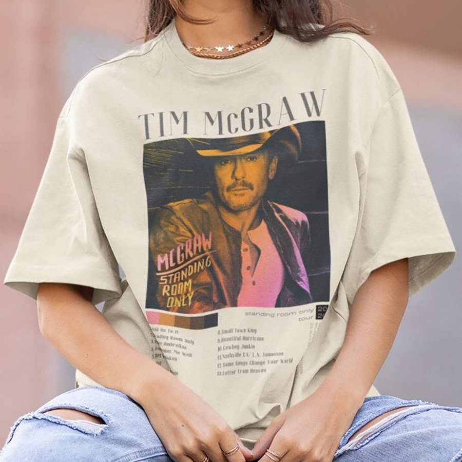 Tim Mcgraw Vintage Tour, Inspired T-Shirt