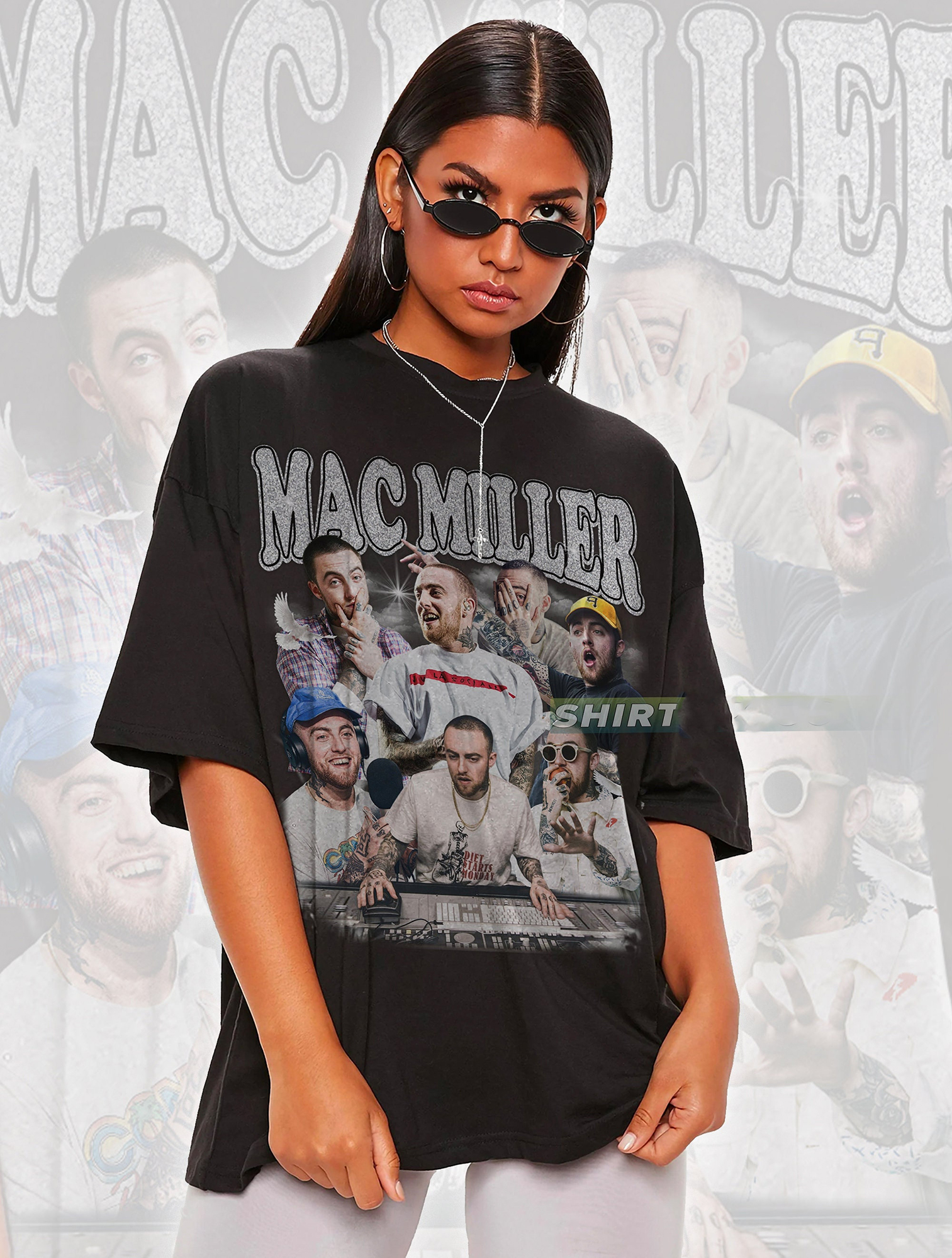 Mac M Inspired Graphic Shirt, Mac Self Care Shirt, Vintage Rap Tee, Mac Swimming Shirt, Hip Hop Shirt
