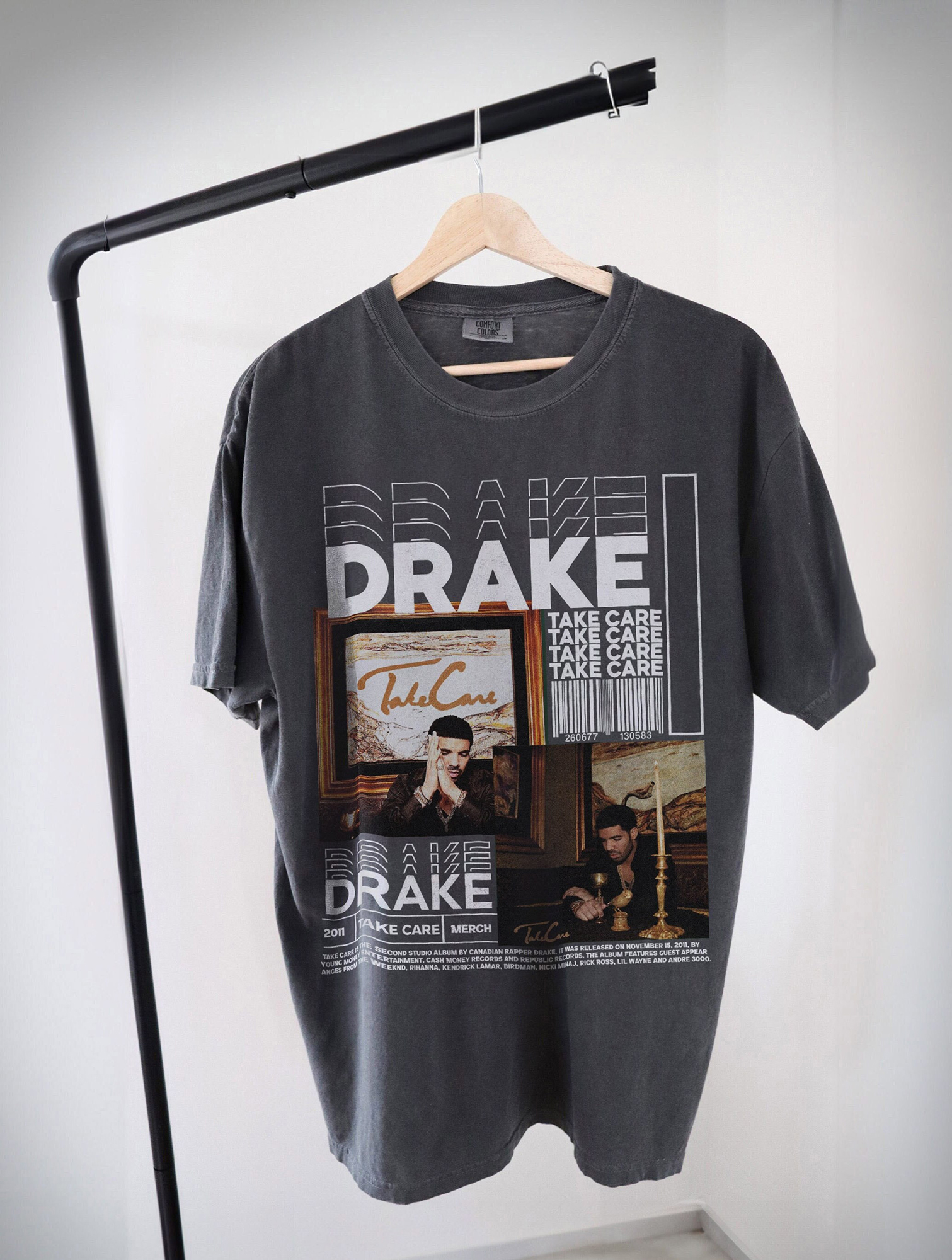 Vintage Drake Shirt, Drake 90S Vintage Shirt, Drake Take Care Shirt, Drake Merch, Hiphop Rapper Shirt