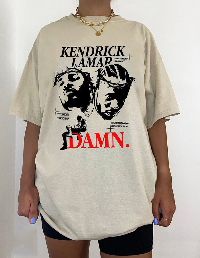 Kendrick Lamar Damn Shirt, Kendrick Lamar Vintage Graphic Shirt, Kendrick Lamar Graphic Shirt