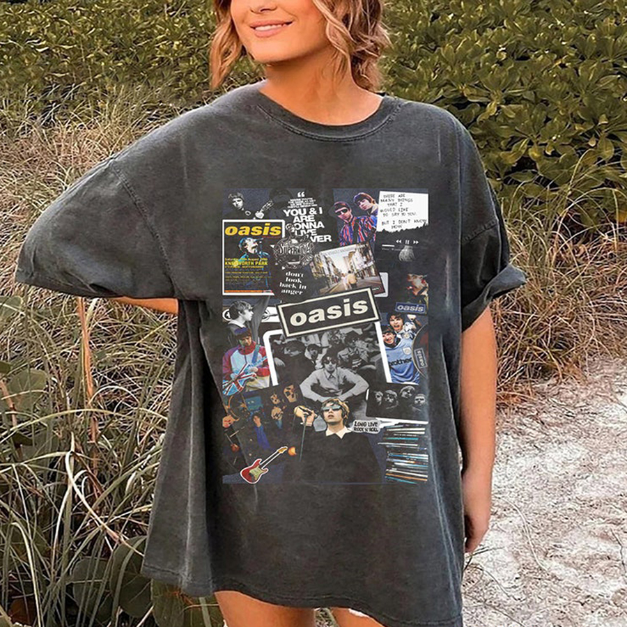 Oasis Shirt Vintage, 90S Oasis Shirt, Oasis Merch, Oasis Tour Shirt