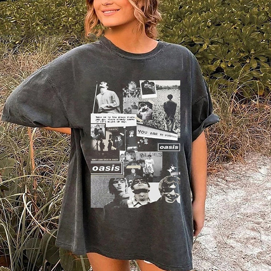 Oasis Shirt Vintage, 90S Oasis Shirt, Oasis Merch, Oasis Tour Shirt