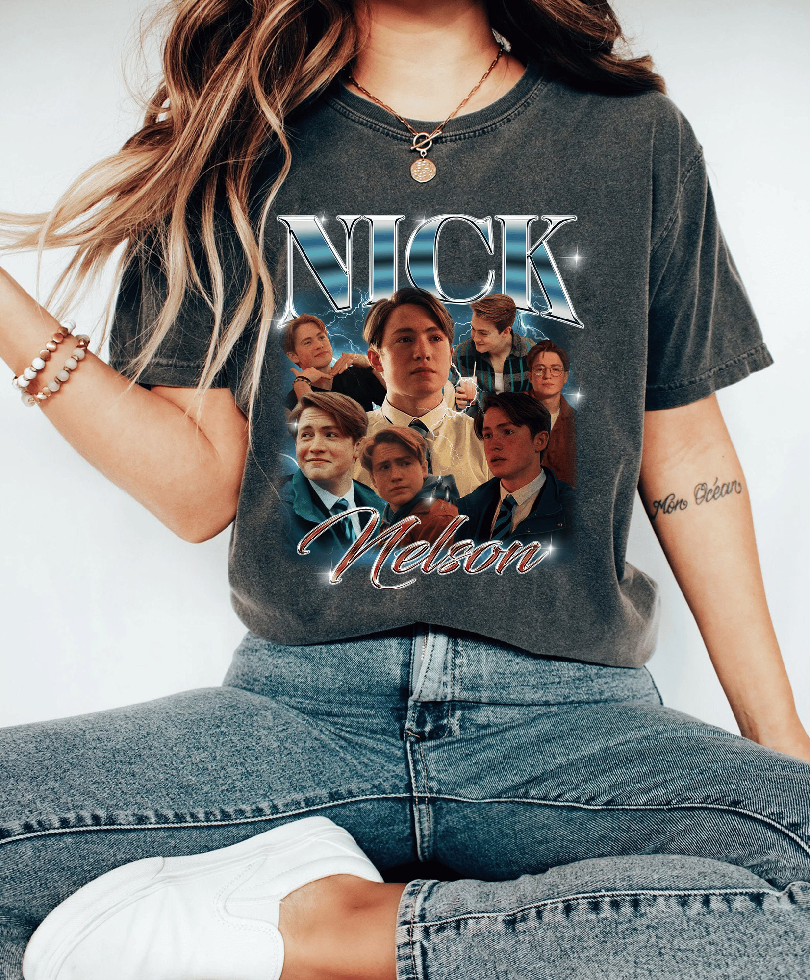 Nick Nelson Shirts, Nick Nelson Retro Shirts, Kit Connor Heartstopper