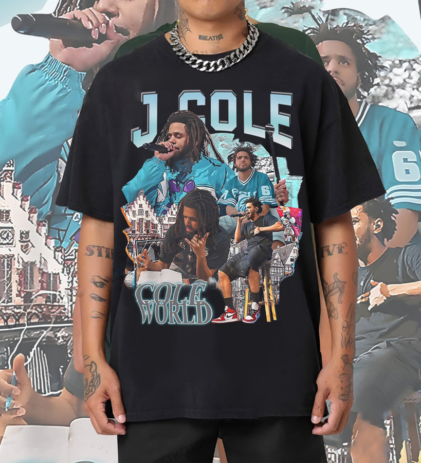 Vintage J Cole TShirt, J Cole Shirt, J Cole TShirt