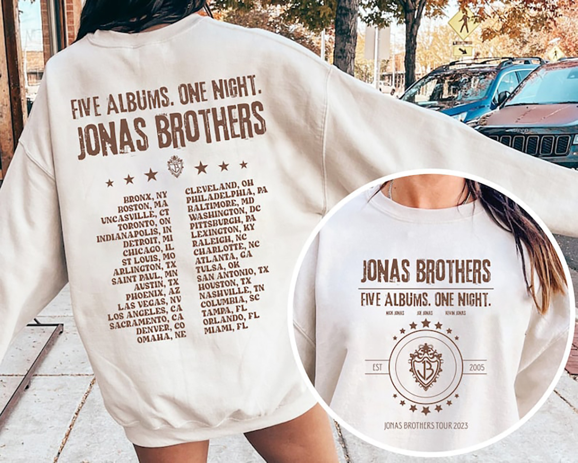Jonas Brothers Retro Shirt, Jonas Brothers Tour SweatShirt