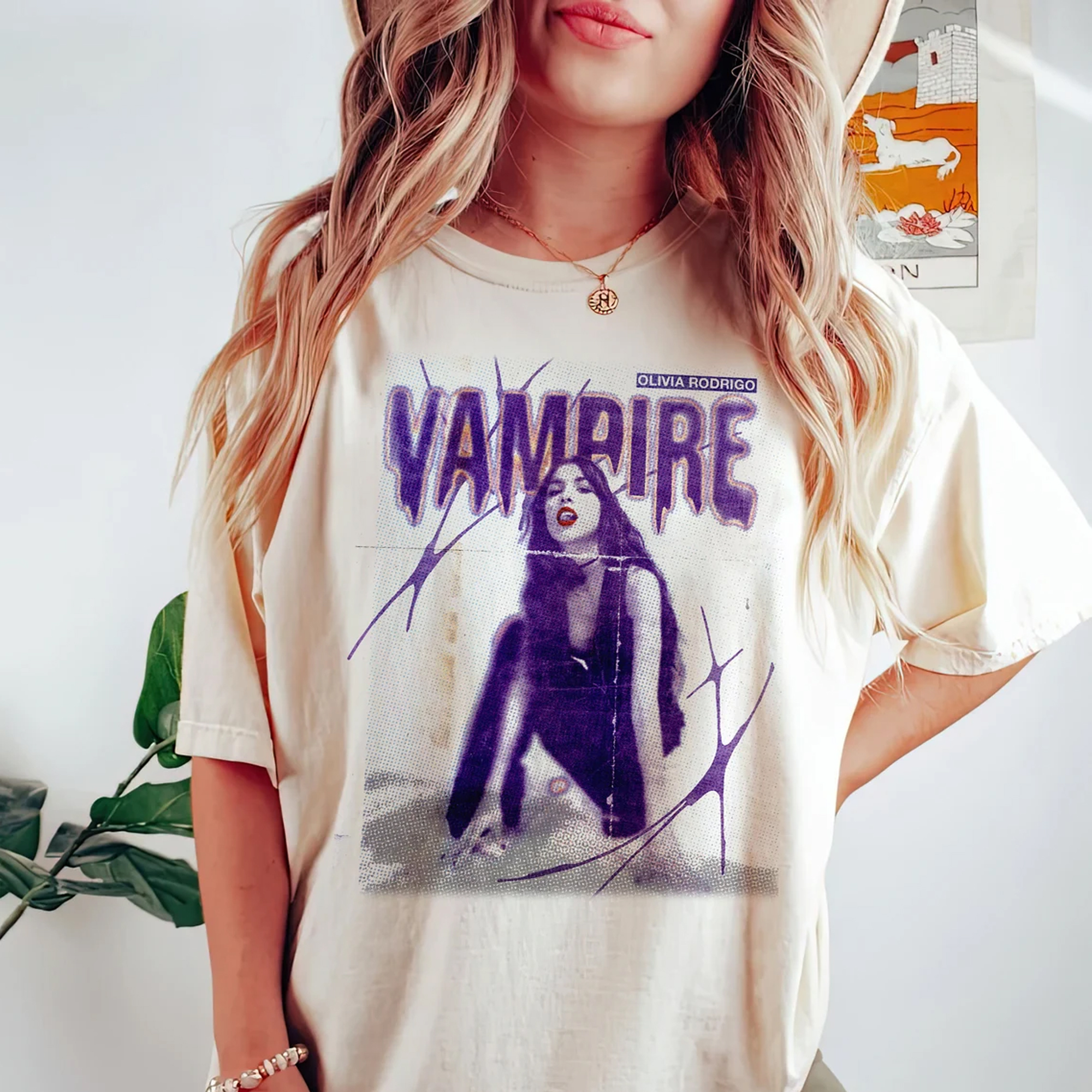 Vampie Shirt, Oilvia 90S Graphic TShirt, Album Rodrigo Vintage Shirt