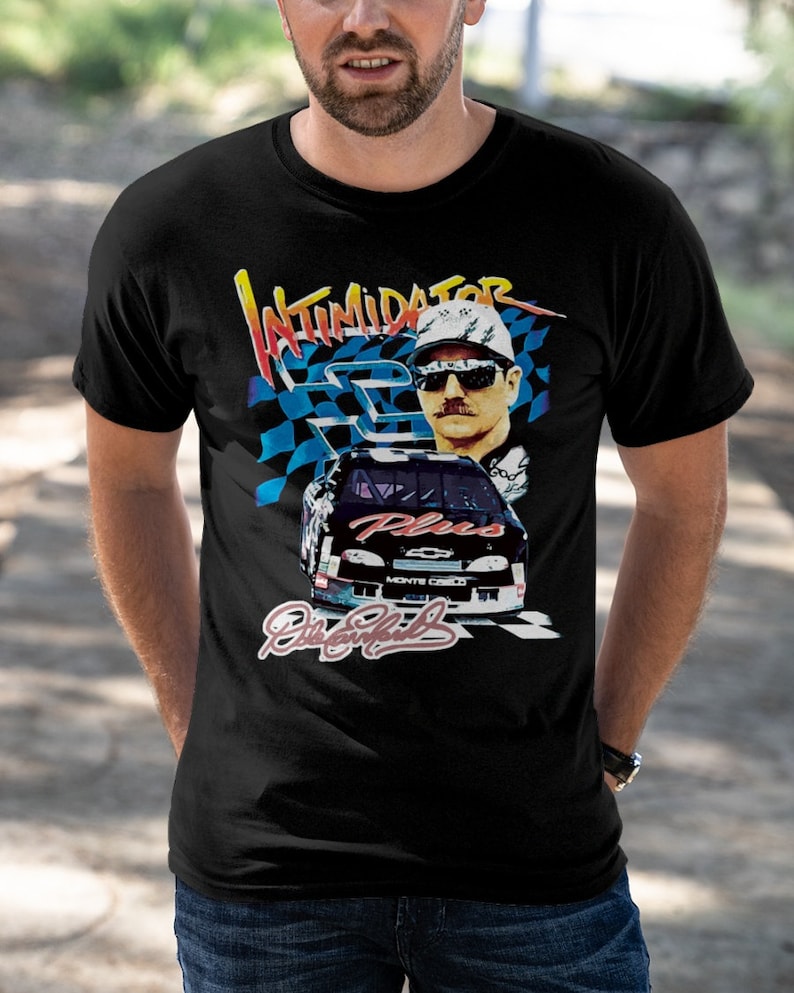 Dale Earnhardt TShirt, Vintage The Intimidator Dale Earnhardt Racing Vintage 90S T-Shirt, Dale Earnhardt