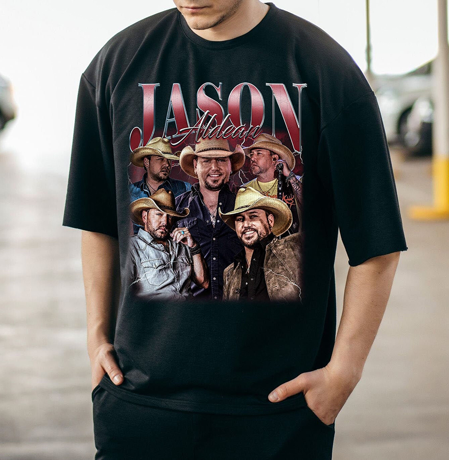 Jason Aldean TShirt, Jason Aldean Vintage 90S Shirt, Raise On Country 90 Music Shirt