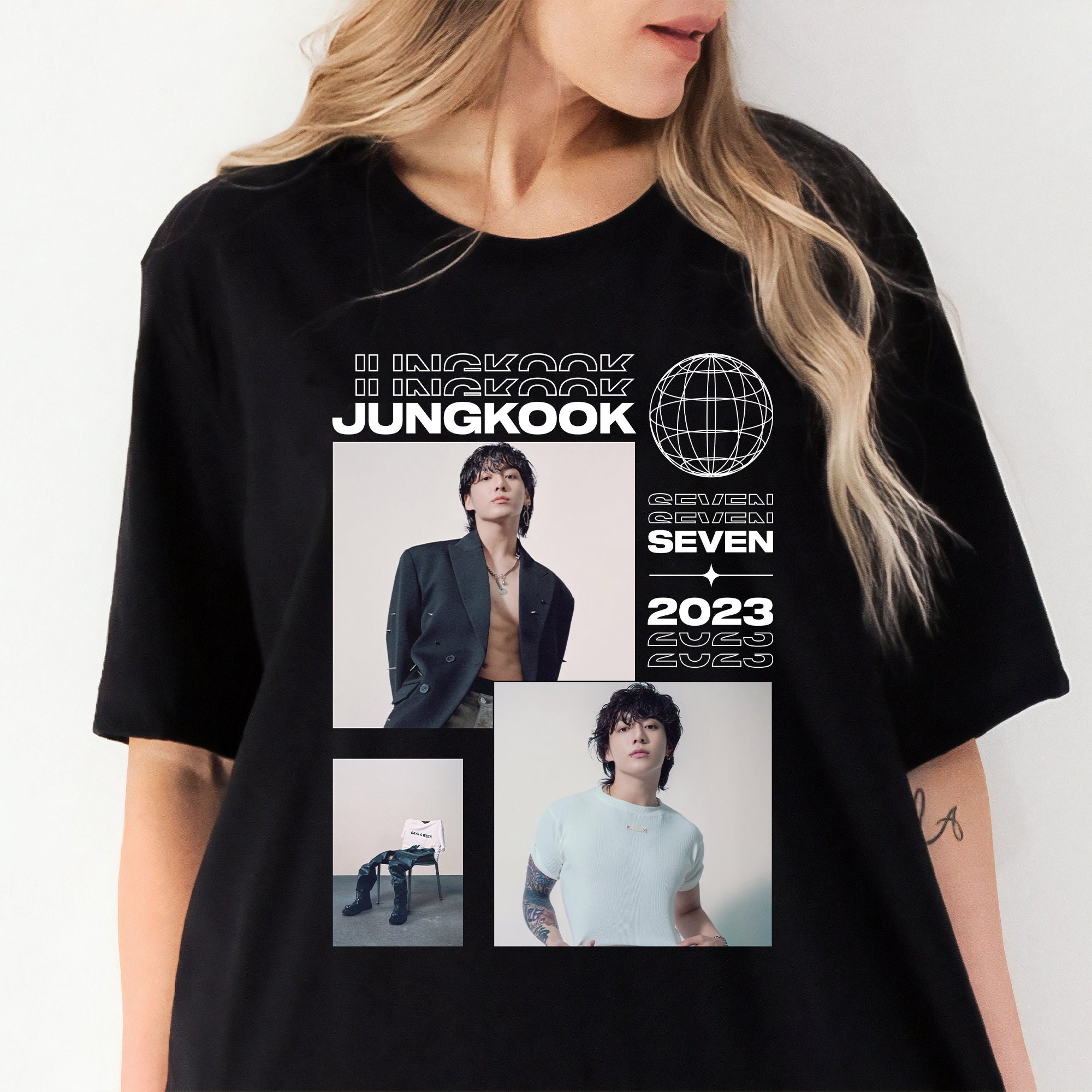Vintage Jungkook Seven Single Shirt, Kpop Jungkook Shirt, Jungkook Retro Shirt, Bangtan Anniversary Shirt