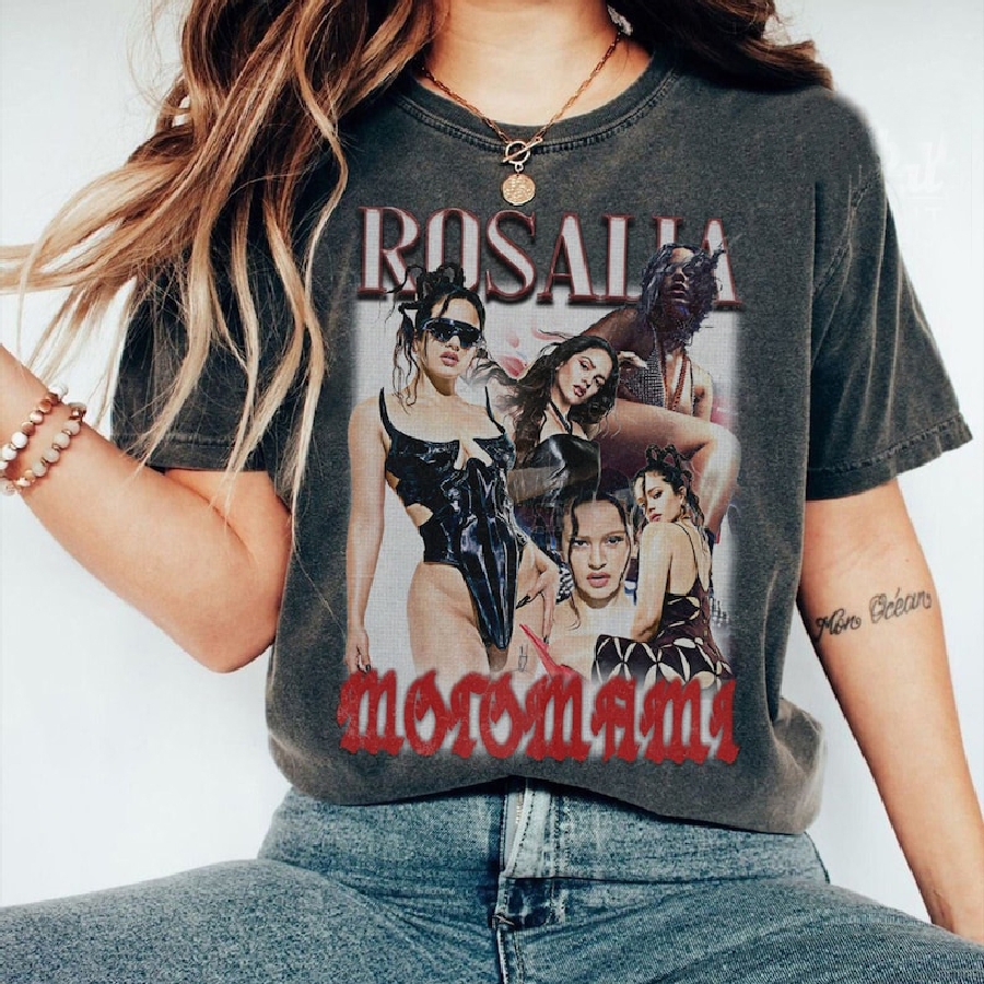 Rosalia Shirt, 90S Vintage Rosalia Motomami Tee Shirt