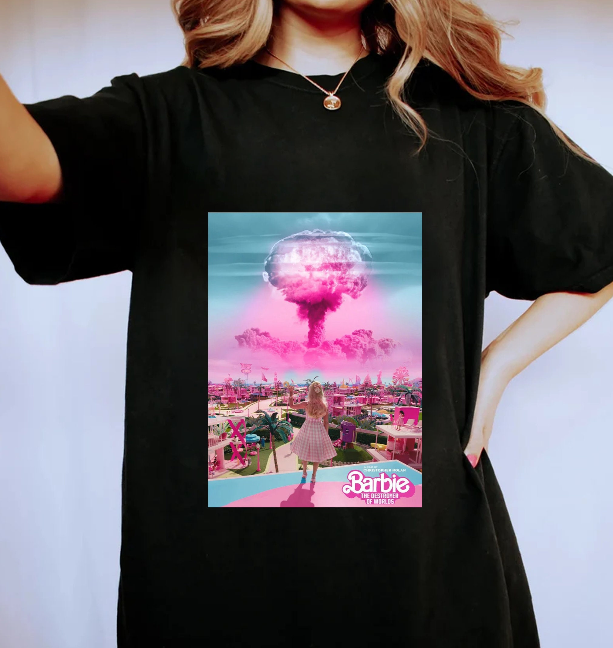 Vintage Barbenheimer V3 Shirt, Cillian Murphy Margot Robbie, Oppenheimer Movie Shirt