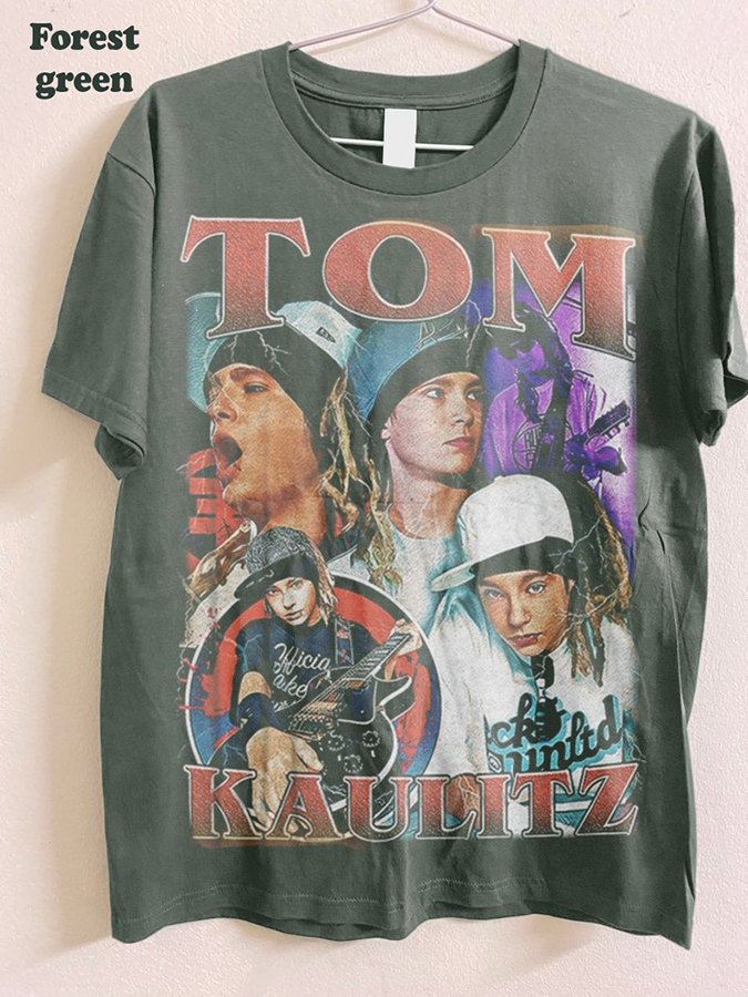 Tom Kaulitz Vintage Unisex Shirt, Vintage Tom Kaulitz, Tom Kaulitz Shirt