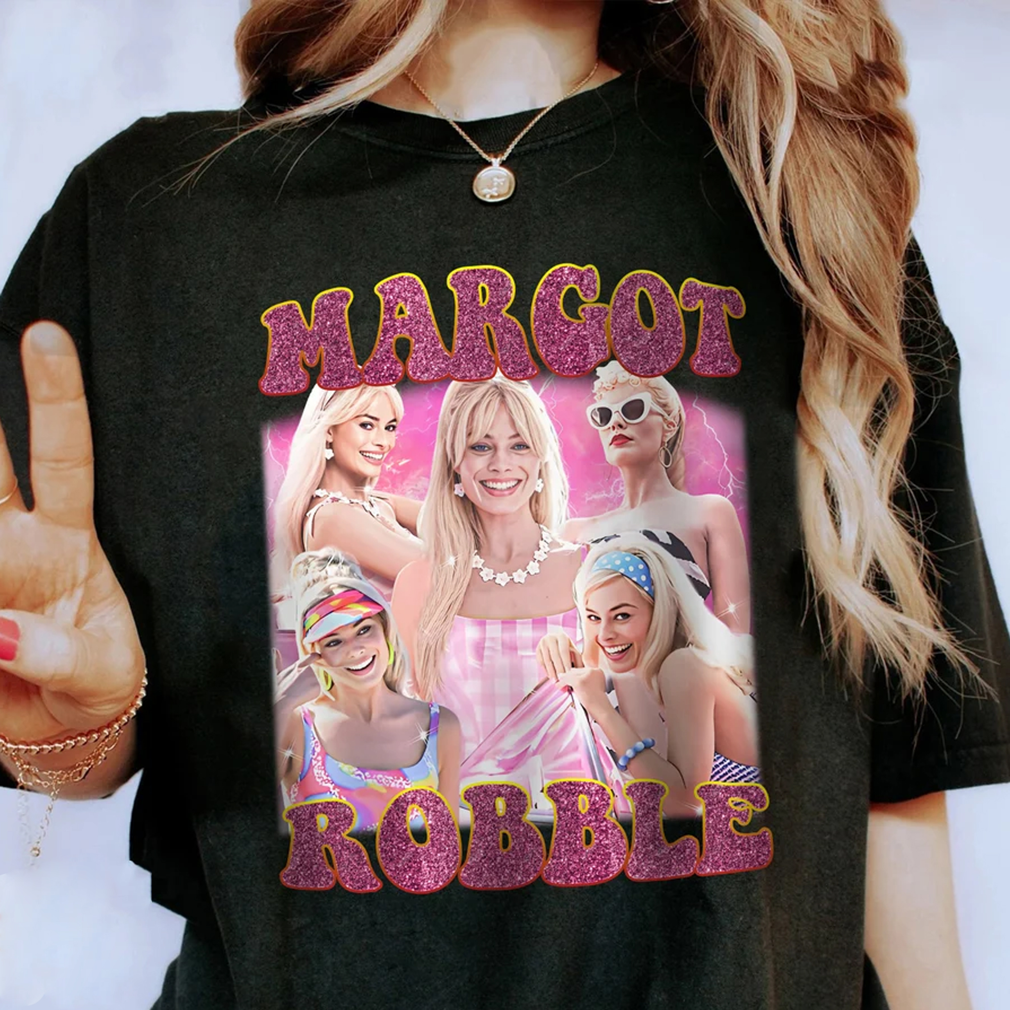 Margot Vintage Shirt, Robbie Graphic Shirt, MargotShirt, Baby Girls Shirt