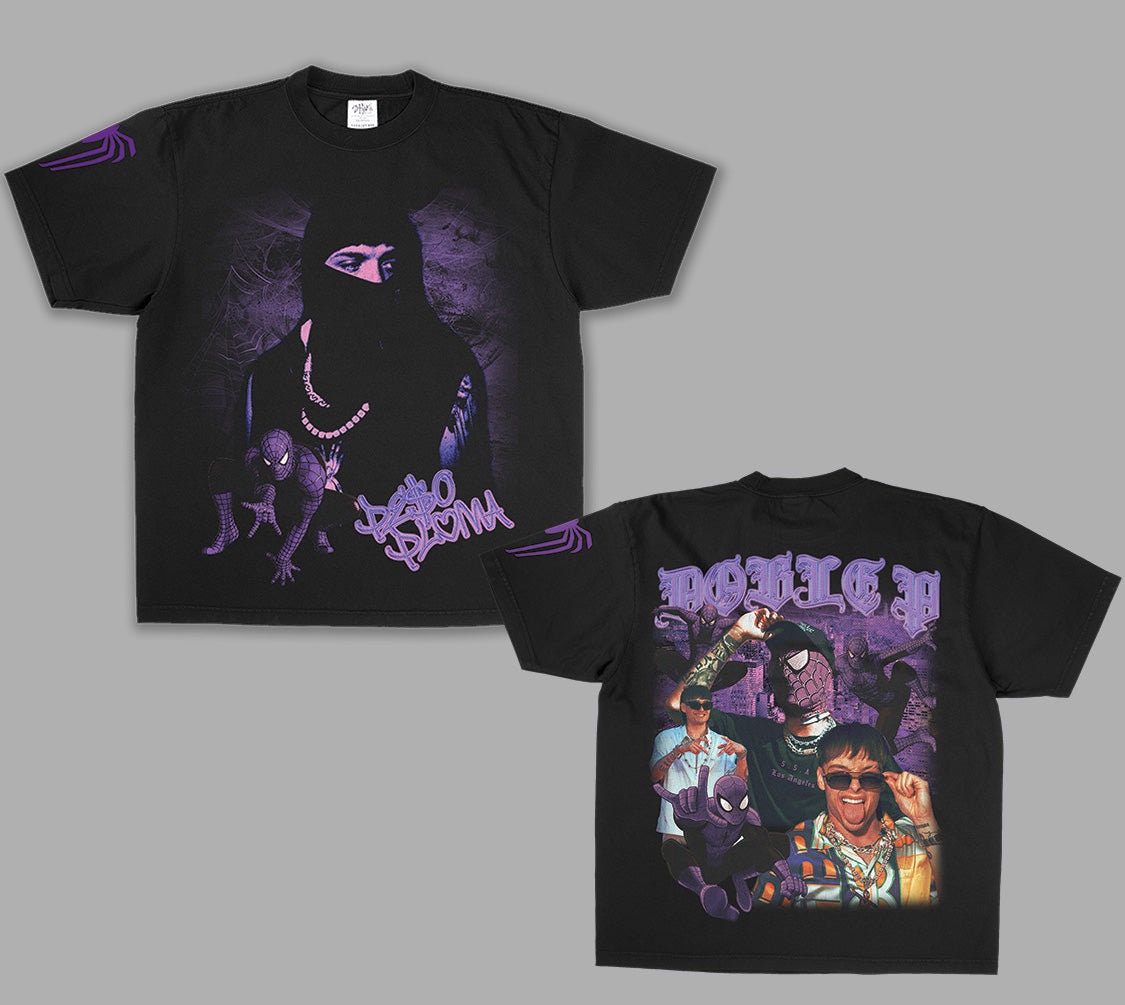 Spider X Pluma Vintage Shirt, Doble P Tour Genesis Shirt