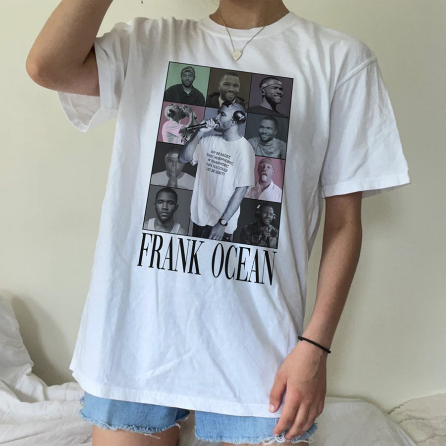 Frank Shirt, Vintage 90S Style Graphic Shirt, Blond Shirt
