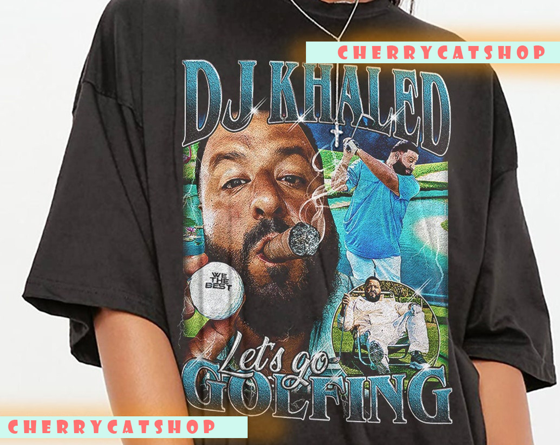 Dj Khaled LetS Go Golfing Vintage Shirt, Dj Khaled Shirt, Dj Khaled 90S Rap Hip Hop TShirt