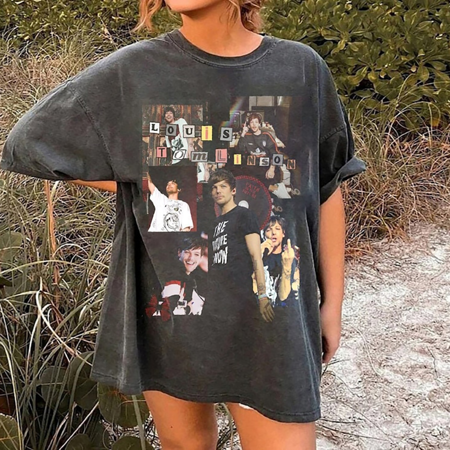 Louis Tomlinson Vintage T-Shirt, Louis Tomlinson Shirt, Louis Tomlinson Merch, Comfort Color Shirt