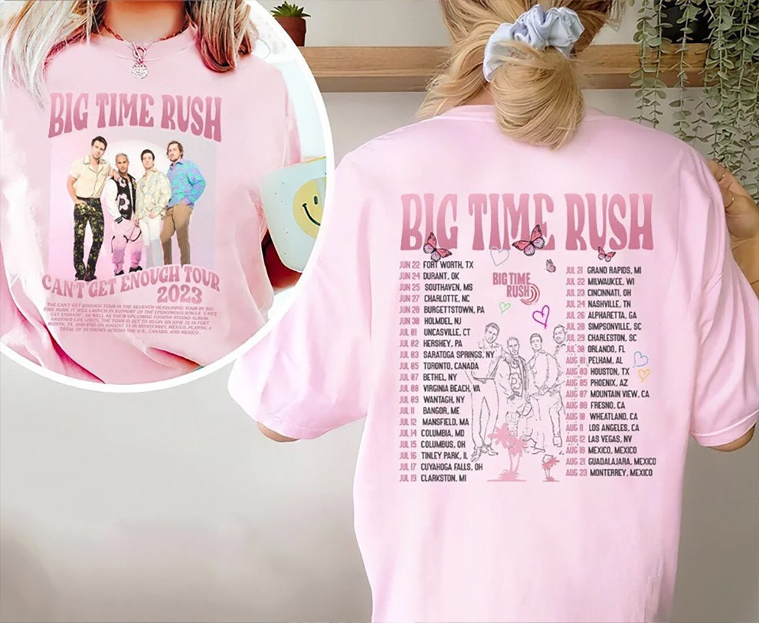 90S Vintage Big Time Rush Band Shirt, Big Time Rush Tour Shirt, Pop Music Shirt