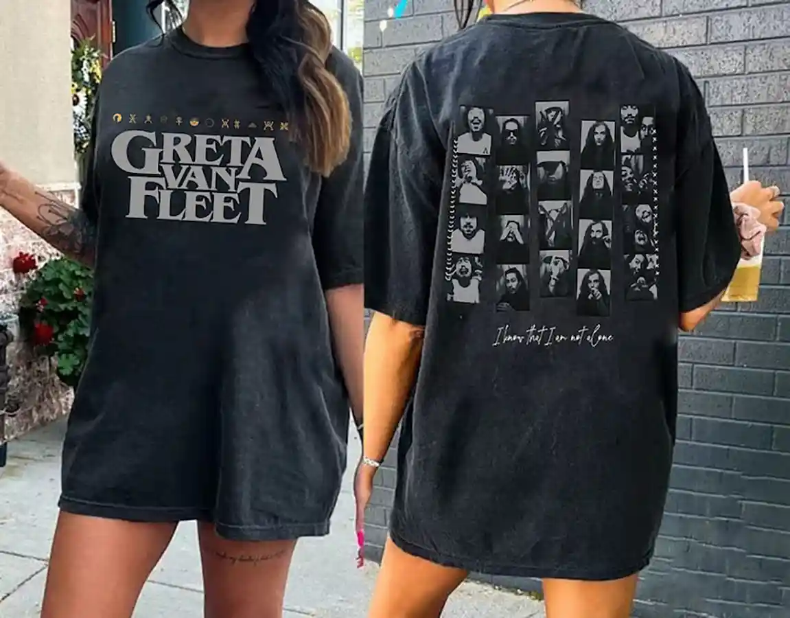 Greta Van Fleet World Tour Shirt, Vintage Greta New Album Shirt, Greta Van Tour Shirt