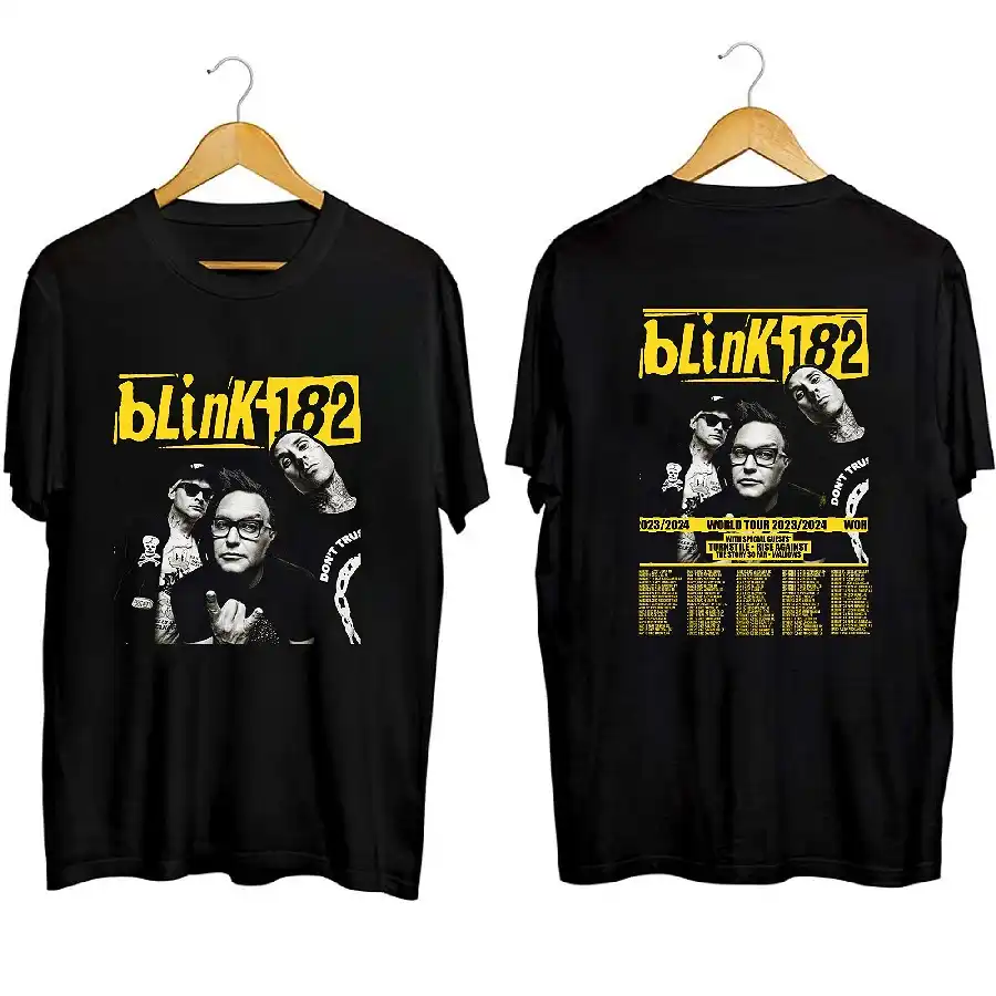 Vintage Blink Shirt, Blink World Tour Shirt, Bink 182 Shirts, Comfort Clolor Shirt