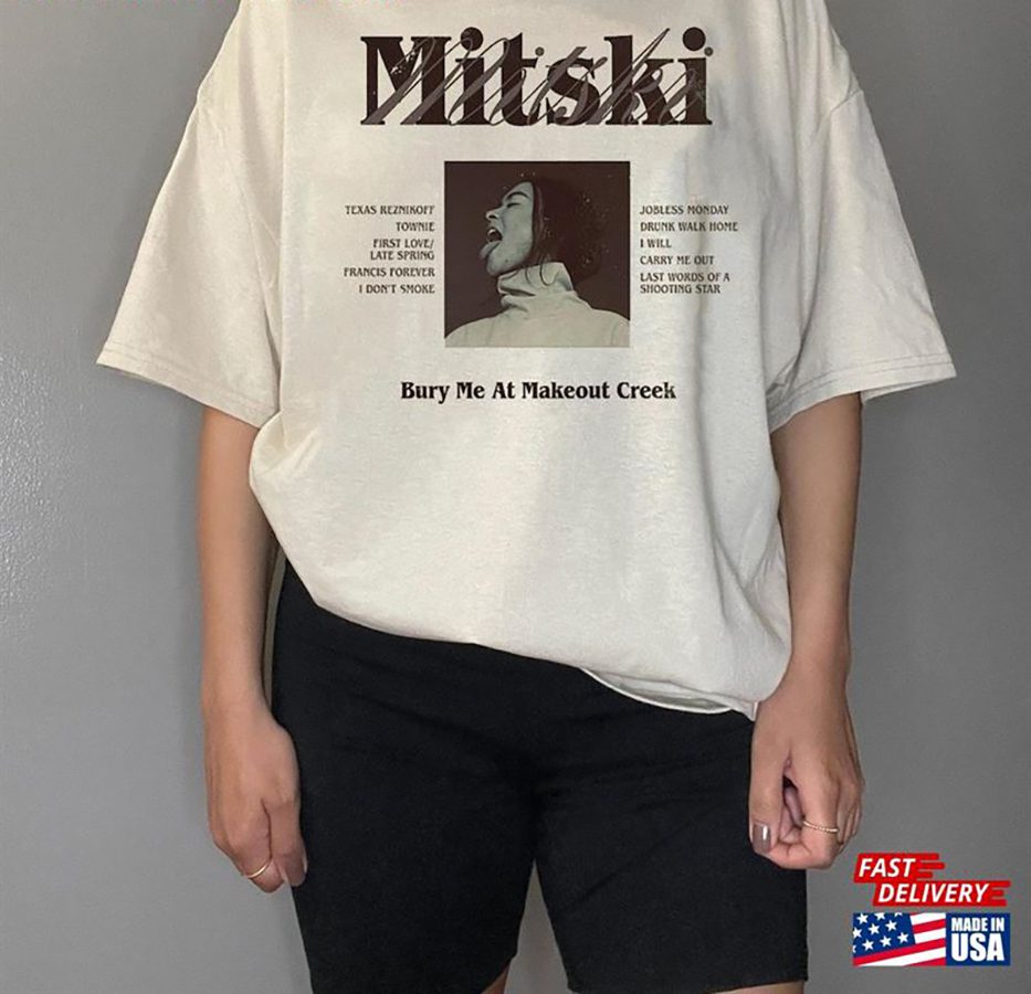 Mitski Bury Me At Makeout Creek T-Shirt Band Vintage Music Rock Concert T-Shirt