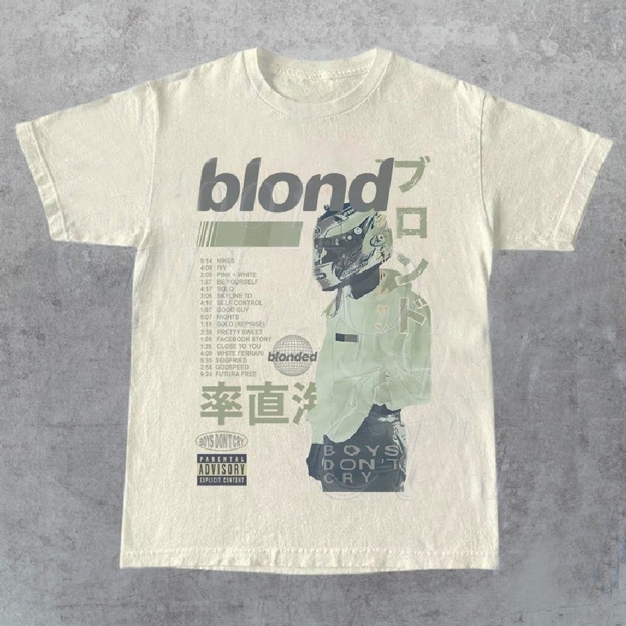 Frank Ocean Blond Album T-Shirt, Frank Blond Vintage 90S Style Graphic Shirt