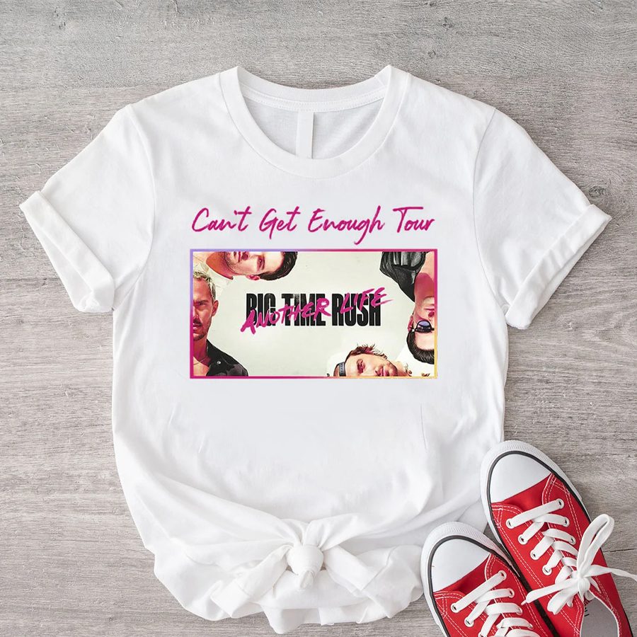 Big Time Rush Band CanT Get Enough Tour Shirt, 90S Vintage Big Time Rush Band Shirt, Big Time Rush Tee