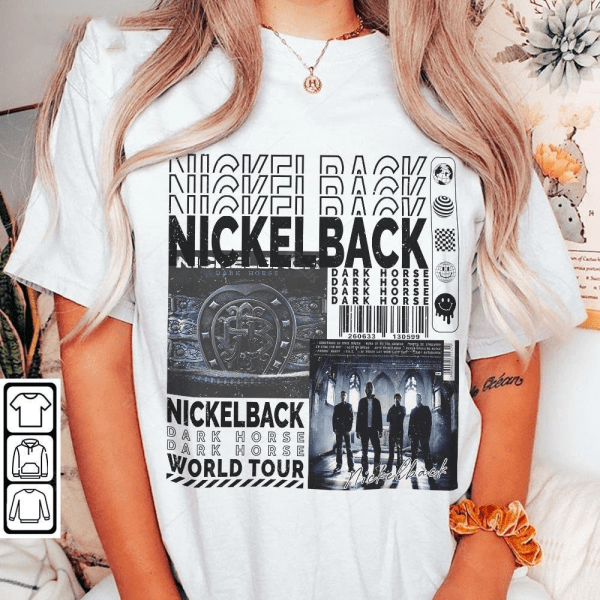 Vintage Nickleback Band Tee, Nickleback Get Rollin Album Shirt
