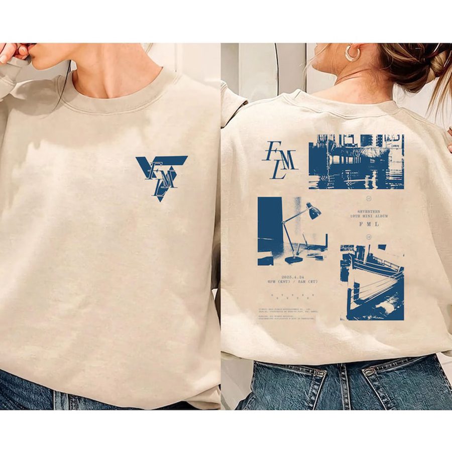 Vintage 2 Sides Seventeen Fml Sweatshirt, Seventeen Kpop Sweatshirt, Seventeen Fml Album TShirt