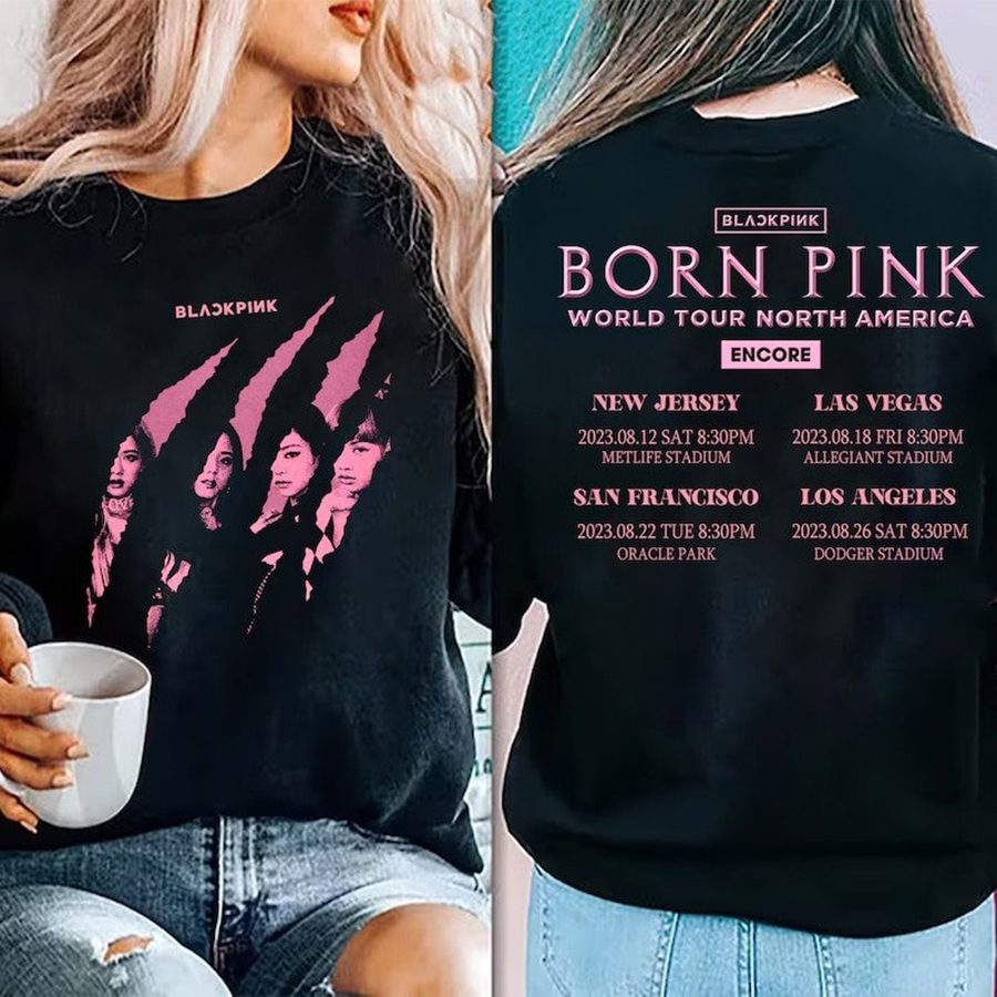 Vintage Blackpink Bornpink Shirt, Blackpink Bornpink World Tour Shirt