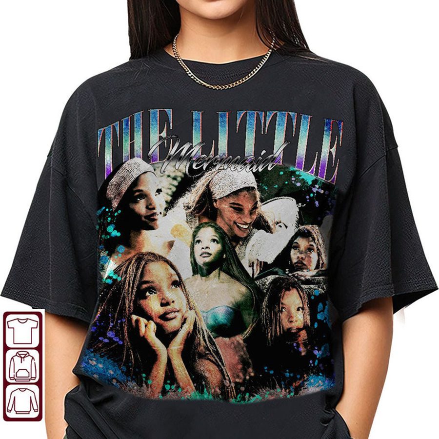 Halle Bailey 90S Vintage Shirt, Halle Bailey Shirt, Halle Bailey Tee, Ariel Shirt